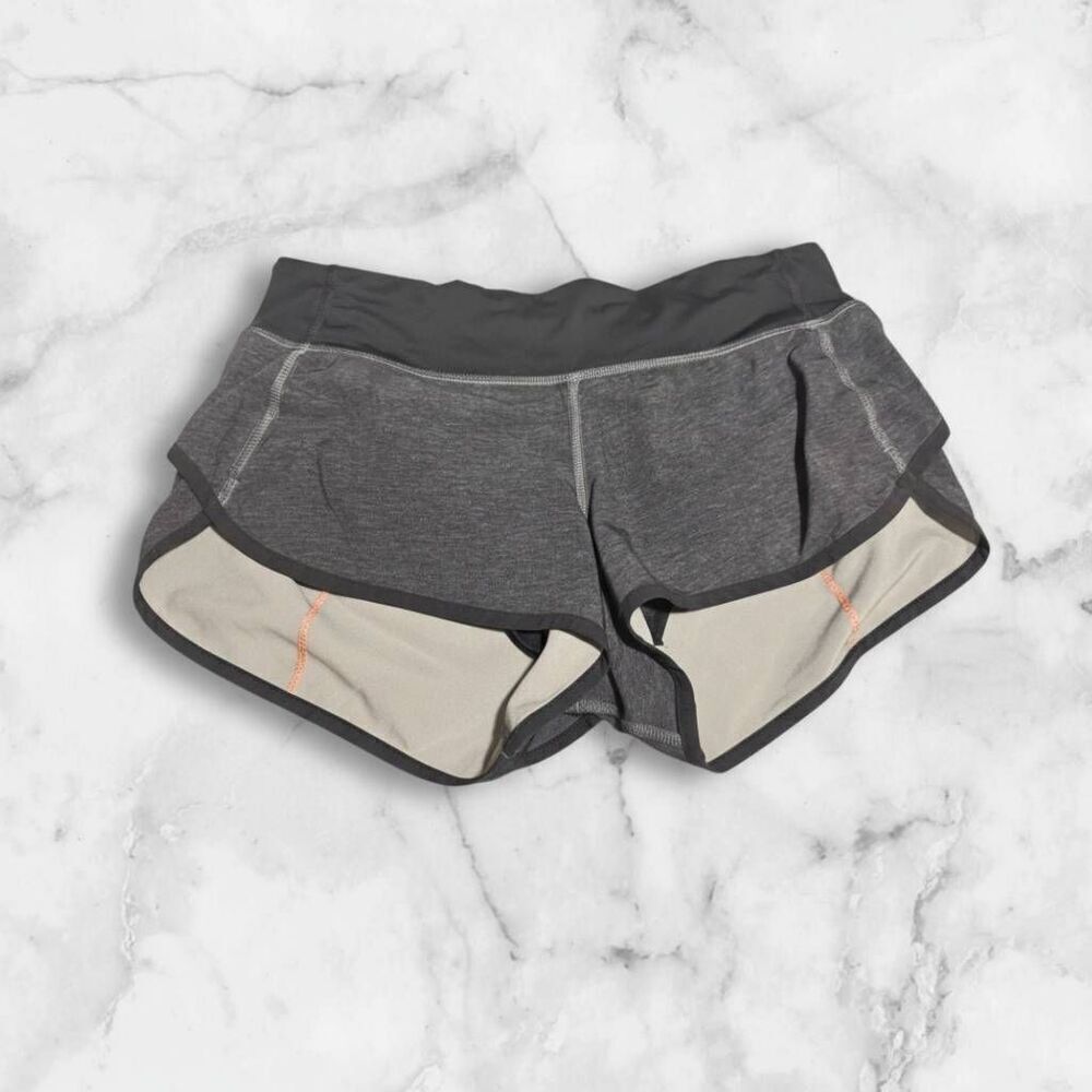 Lululemon Gray & Pink Speed Up Shorts Size 6